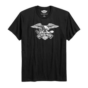 (NWT) Harley-Davidson Black Men's Renew The Ride Short Sleeve T-Shirt 96799-16VM